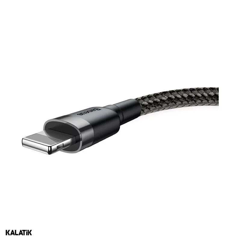 کابل تبدیل USB Type-A به لایتنینگ باسئوس مدل CALKLF-RG1 به طول 3 متر مشکی اصالت و سلامت فیزیکی کالا