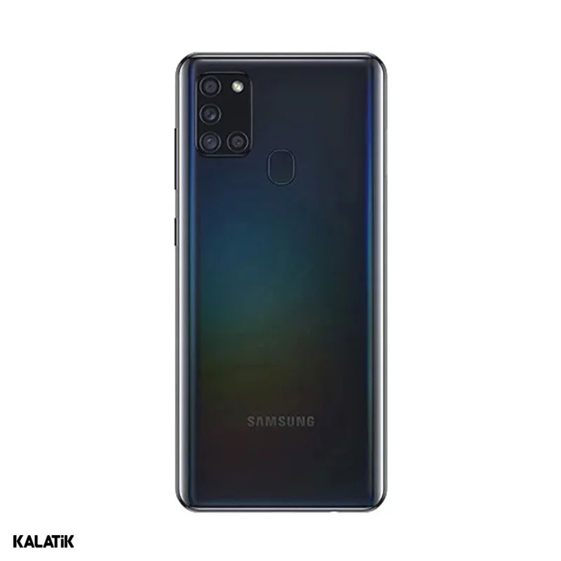 گوشی موبایل سامسونگ مدل Galaxy A21s دو سیم کارت ظرفیت 128/6 گیگابایت مشکی 18 ماه گارانتی هما تلکام + کد رجیستری