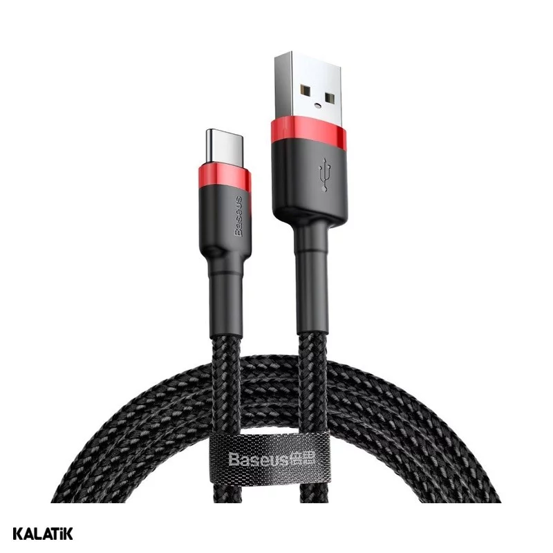 کابل تبدیل USB Type-A به USB Type-C باسئوس مدل CATKLF-C91 به طول 2 متر