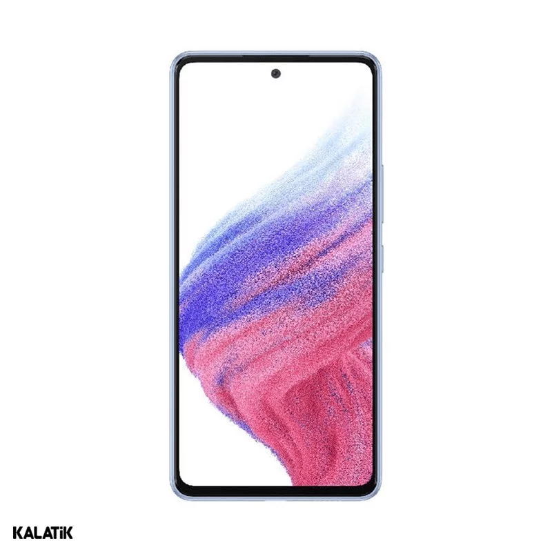 گوشی موبایل سامسونگ مدل Galaxy A53 5G دو سیم کارت ظرفیت 256/8 گیگابایت آبی 18 ماه گارانتی هما تلکام + کد رجیستری