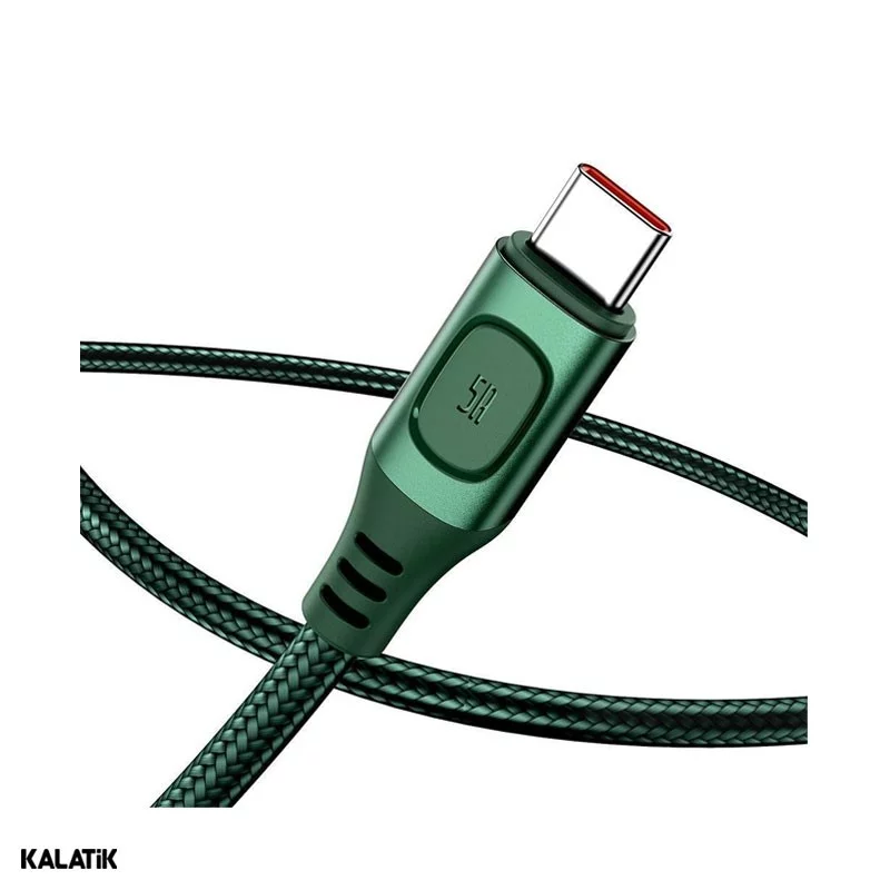 کابل تبدیل USB Type-A به USB Type-C باسئوس مدل CATSS-B06 به طول 2 متر