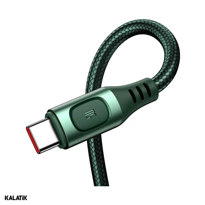 کابل تبدیل USB Type-A به USB Type-C باسئوس مدل CATSS-B06 به طول 2 متر