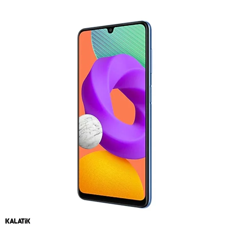 گوشی موبایل سامسونگ مدل Galaxy M22 دو سیم کارت ظرفیت 64/4 گیگابایت آبی روشن 18 ماه گارانتی داریا همراه پایتخت + کد رجیستری