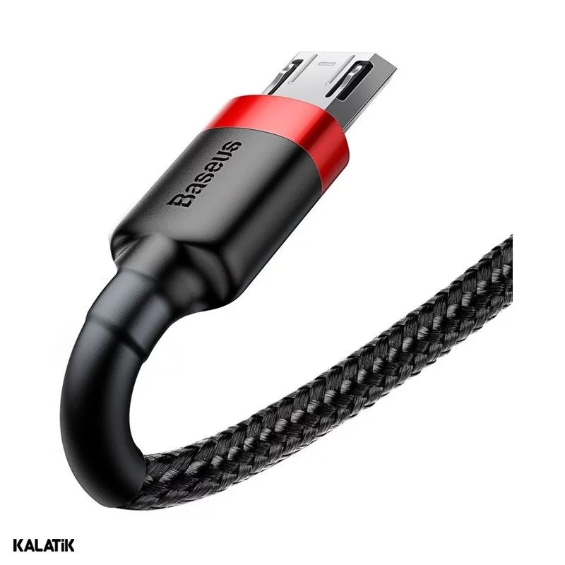 کابل تبدیل USB Type-A به Micro USB باسئوس Cafule مدل CAMKLF-B91/B09 به طول 1 متر