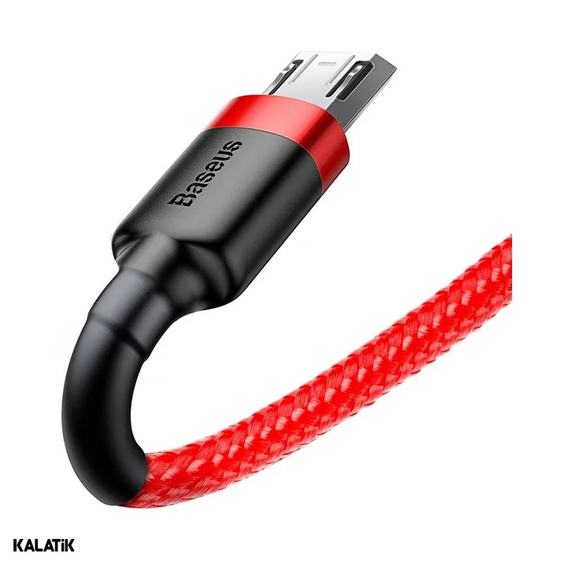 کابل تبدیل USB Type-A به Micro USB باسئوس Cafule مدل CAMKLF-B91/B09 به طول 1 متر