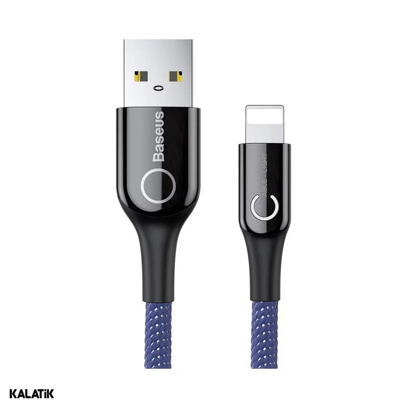 کابل تبدیل USB Type-A به لایتنینگ باسئوس C-Shaped مدل CALCD-01/03/09 به طول 1 متر