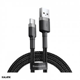 کابل تبدیل USB Type-A به USB Type-C باسئوس Cafule مدل CATKLF-UG1/U09 به طول 3 متر
