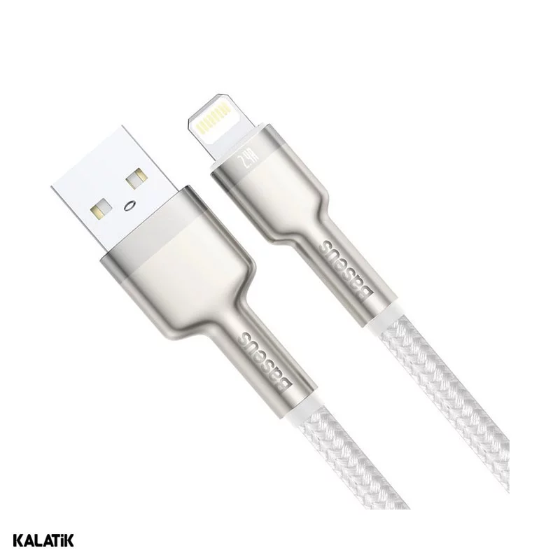 کابل تبدیل USB Type-A به لایتنینگ باسئوس Cafule Series مدل CALJK-A01/A02/A05 به طول 1 متر