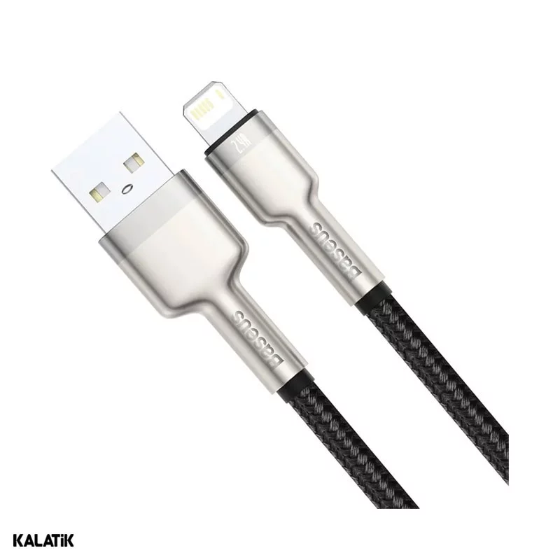 کابل تبدیل USB Type-A به لایتنینگ باسئوس Cafule Series مدل CALJK-A01/A02/A05 به طول 1 متر