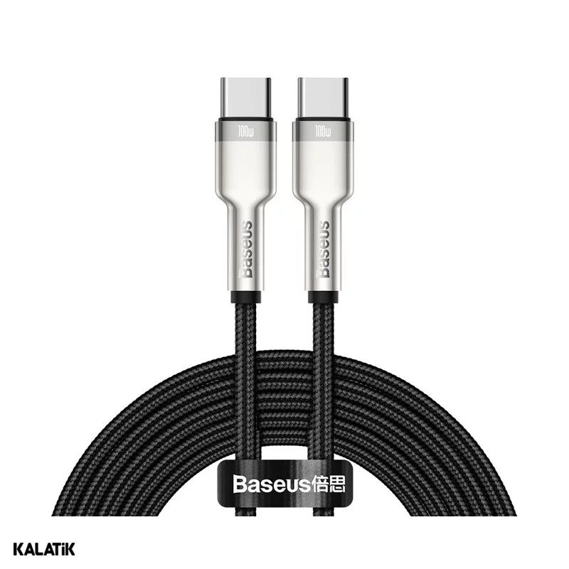 کابل تبدیل USB Type-C به USB Type-C باسئوس مدل CATJK-D01/D02 به طول 2 متر