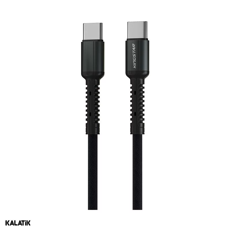 کابل تبدیل USB Type-C به USB Type-C کینگ استار مدل K39PD به طول 1 متر