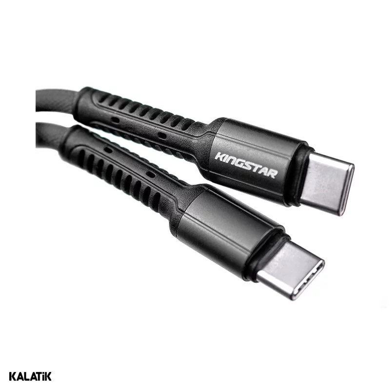 کابل تبدیل USB Type-C به USB Type-C کینگ استار مدل K39PD به طول 1 متر