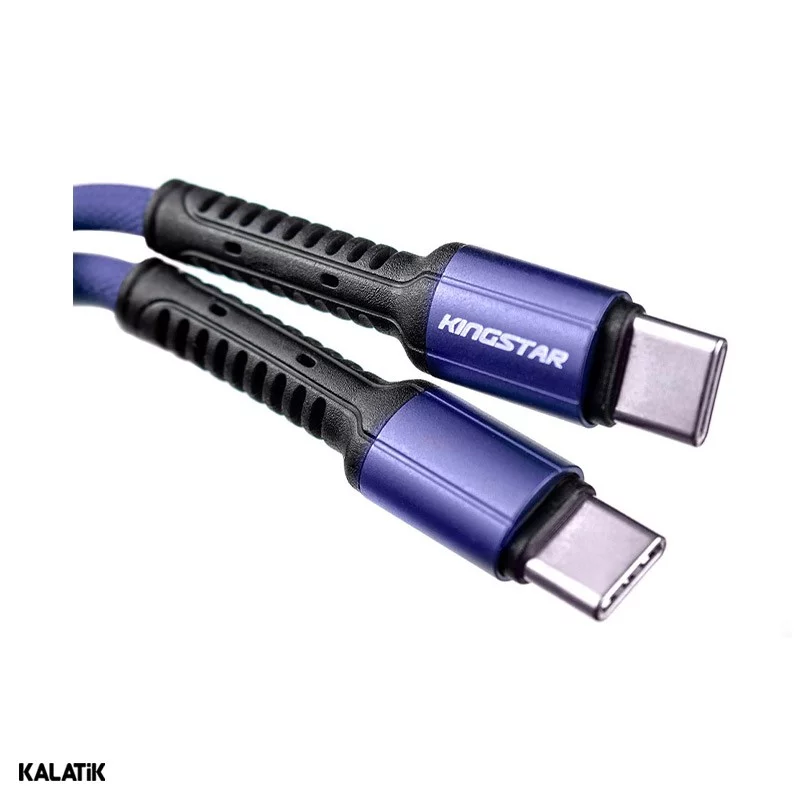 کابل تبدیل USB Type-C به USB Type-C کینگ استار مدل K39PD به طول 1 متر