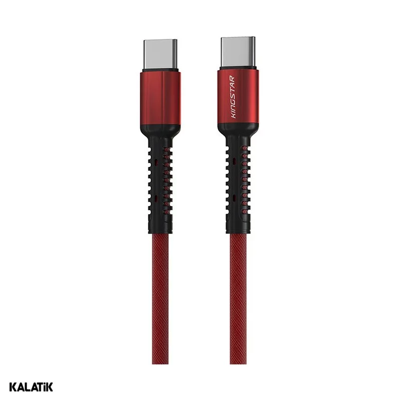 کابل تبدیل USB Type-C به USB Type-C کینگ استار مدل K39PD به طول 1 متر