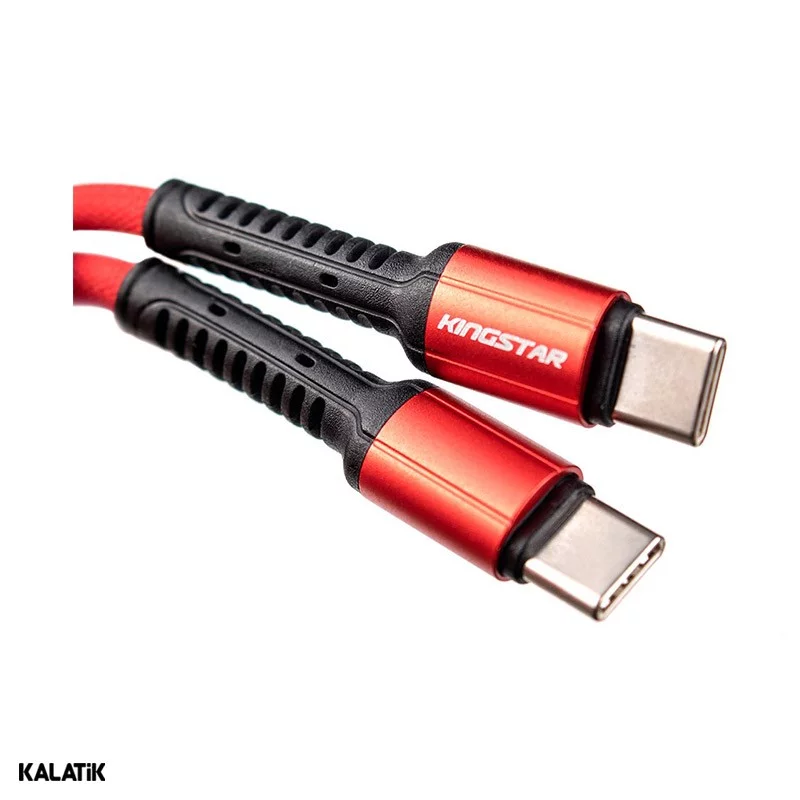 کابل تبدیل USB Type-C به USB Type-C کینگ استار مدل K39PD به طول 1 متر