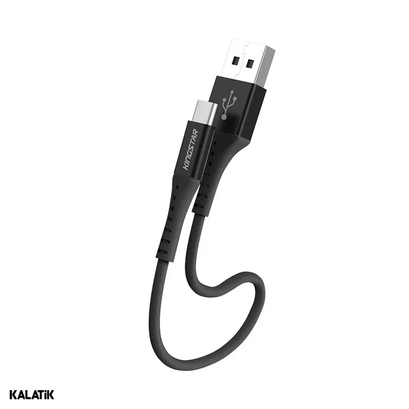 کابل تبدیل USB Type-A به USB Type-C کینگ استار مدل K63C به طول 0.25 متر
