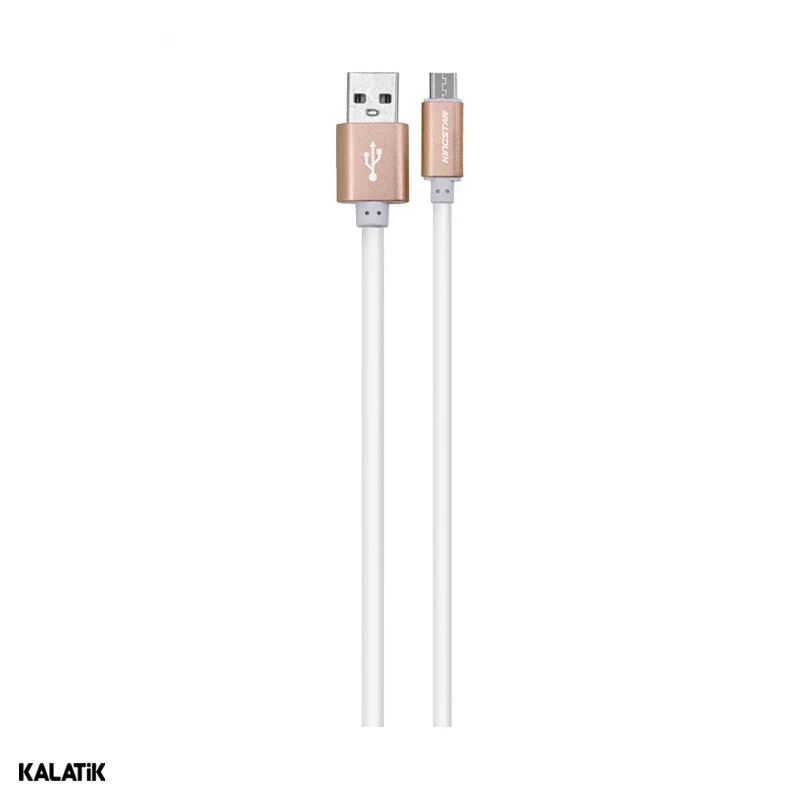 کابل تبدیل USB Type-A به Micro USB کینگ استار مدل K66A به طول 1.1 متر