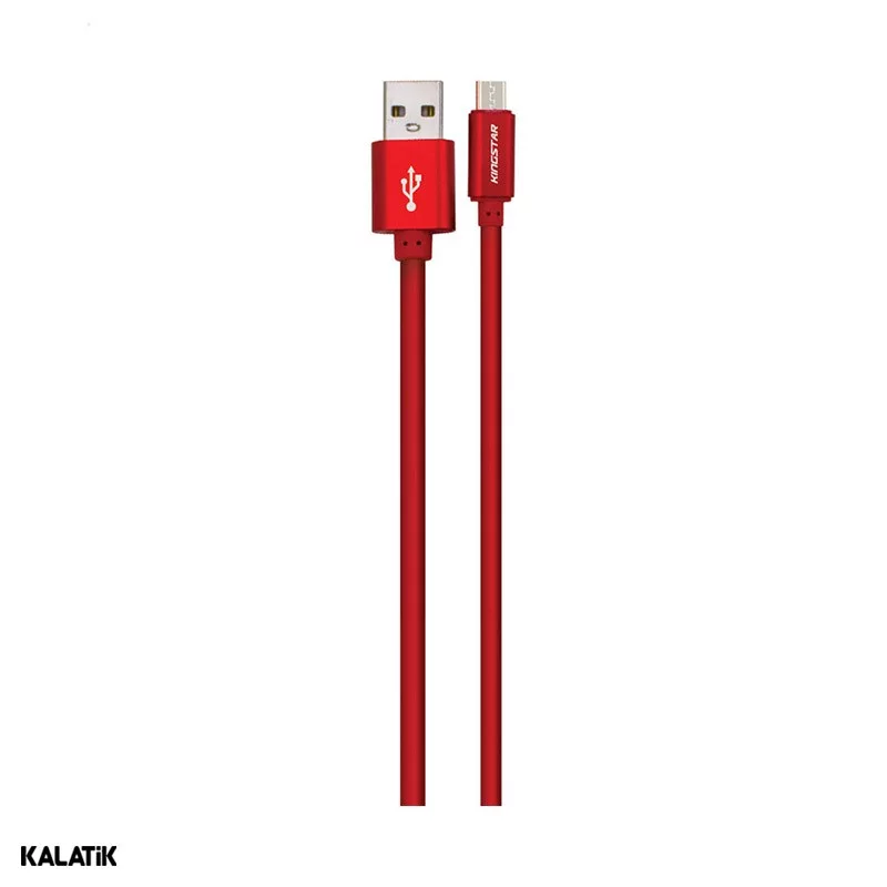 کابل تبدیل USB Type-A به Micro USB کینگ استار مدل K66A به طول 1.1 متر