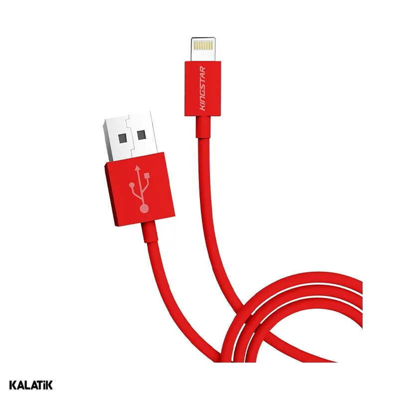 کابل تبدیل USB Type-A به لایتنینگ کینگ استار مدل K67i به طول 1.2 متر