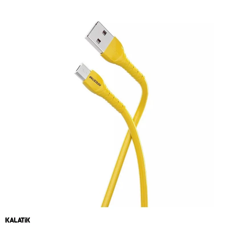 کابل تبدیل USB Type-A به Micro USB کینگ استار مدل K101A به طول 1.1 متر