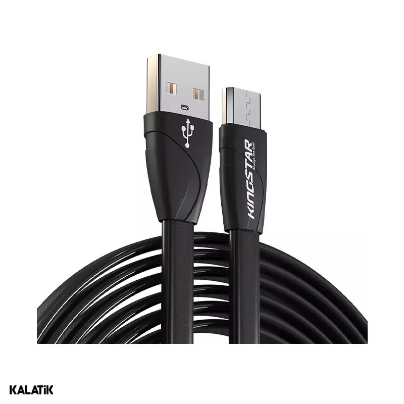 کابل تبدیل USB Type-A به Micro USB کینگ استار مدل K112A به طول 1.2 متر