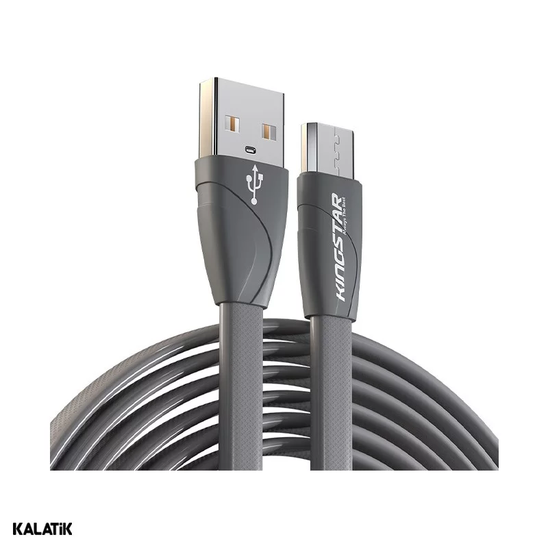 کابل تبدیل USB Type-A به Micro USB کینگ استار مدل K112A به طول 1.2 متر