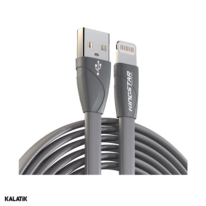 کابل تبدیل USB Type-A به لایتنینگ کینگ استار مدل K112i به طول 1.2 متر