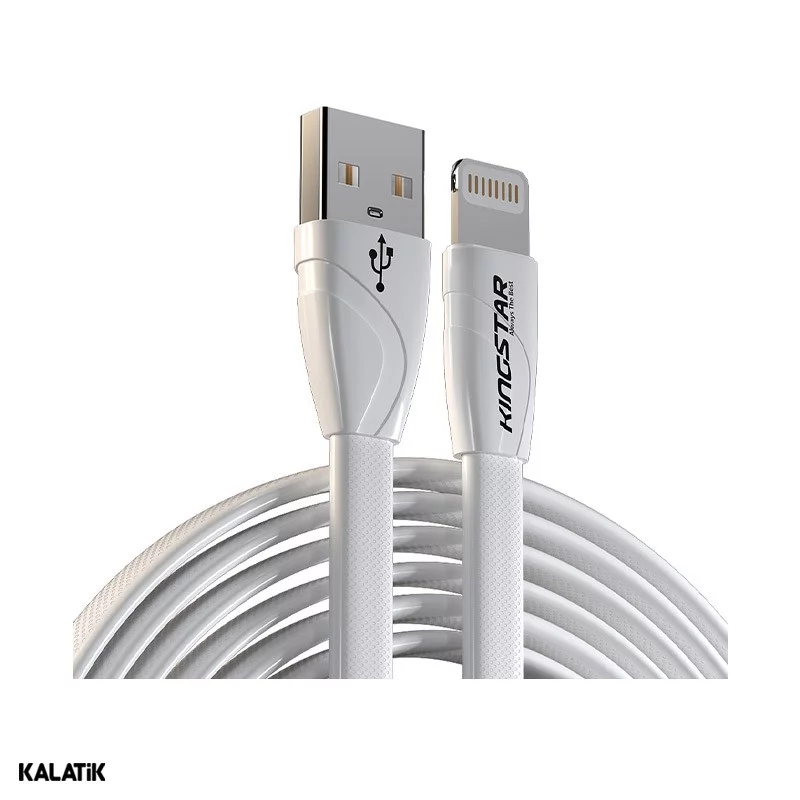 کابل تبدیل USB Type-A به لایتنینگ کینگ استار مدل K112i به طول 1.2 متر