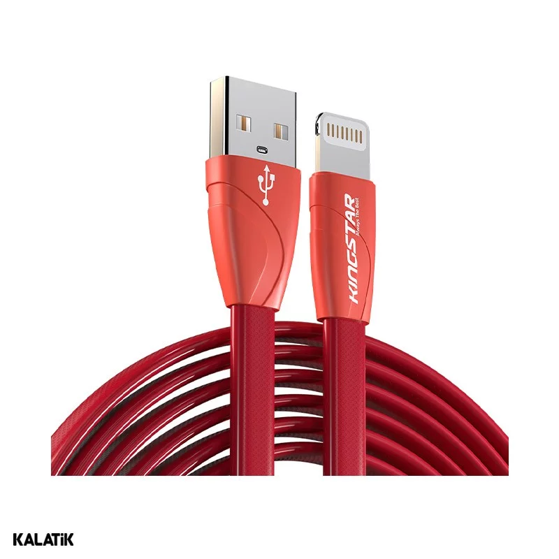 کابل تبدیل USB Type-A به لایتنینگ کینگ استار مدل K112i به طول 1.2 متر