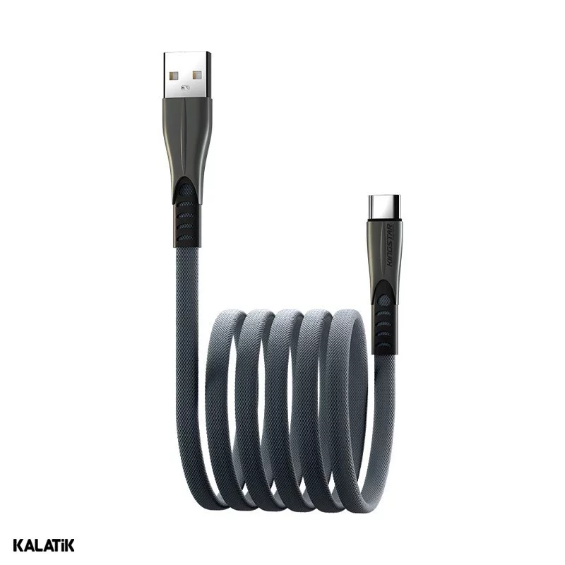 کابل تبدیل USB Type-A به USB Type-C کینگ استار مدل K130C به طول 1.2 متر