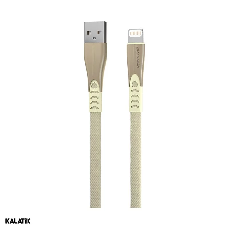 کابل تبدیل USB Type-A به لایتنینگ کینگ استار مدل K130i به طول 1.2 متر
