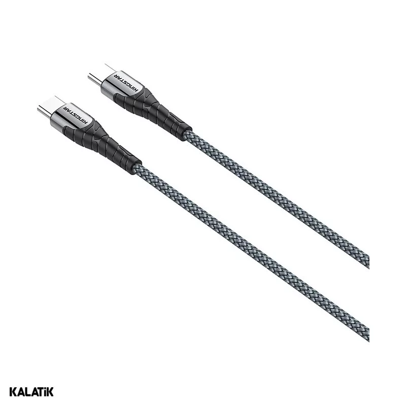 کابل تبدیل USB Type-C به USB Type-C کینگ استار مدل K331C به طول 1 متر