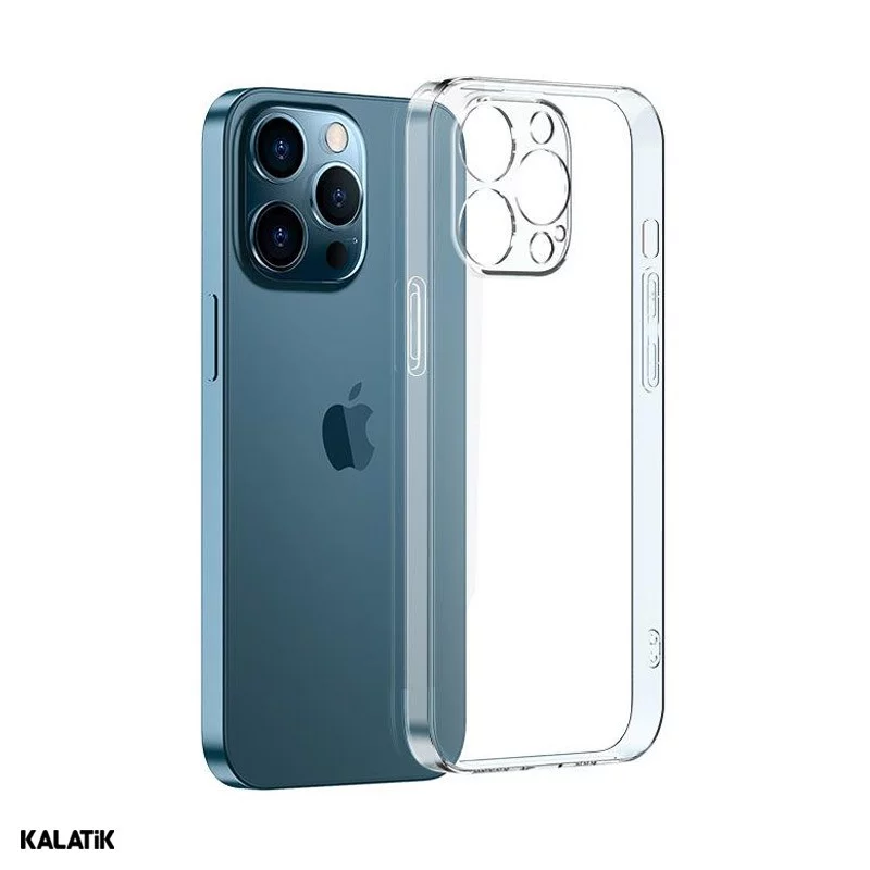 کاور ژله ای با محافظ دوربین برای گوشی موبایل Apple iPhone 13 Pro شفاف بی رنگ اصالت و سلامت فیزیکی کالا