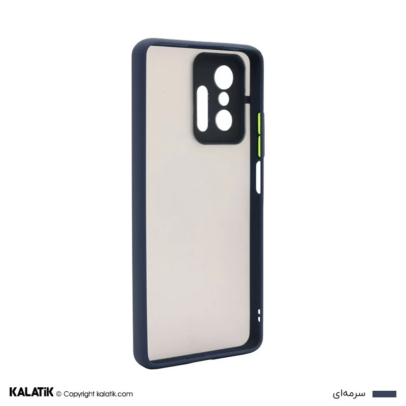 کاور مدل Sb-001 با محافظ دوربین مناسب برای گوشی موبایل Xiaomi 11T/11T Pro سرمه ای اصالت و سلامت فیزیکی کالا