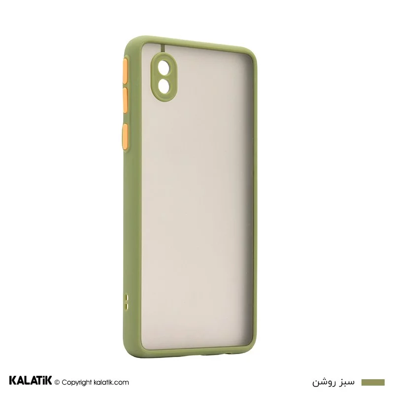 کاور مدل Sb-001 با محافظ دوربین مناسب برای گوشی موبایل Samsung Galaxy A03 Core سبز روشن اصالت و سلامت فیزیکی کالا