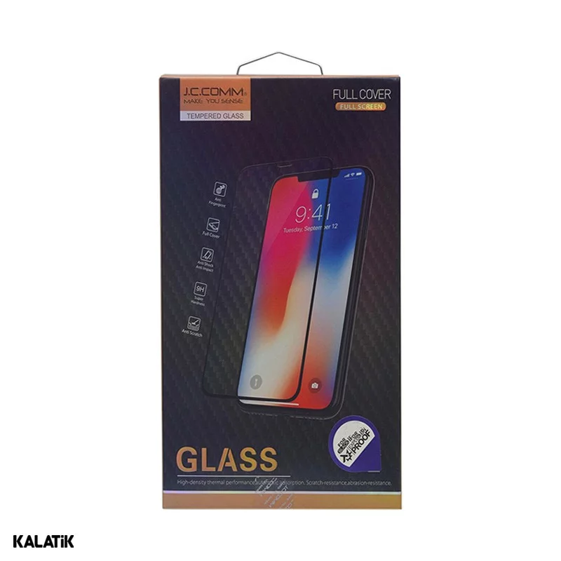 محافظ صفحه نمایش شیشه ای جی سی کام مدل Anti Glare برای گوشی موبایل Apple iPhone 6/6s سفید اصالت و سلامت فیزیکی کالا