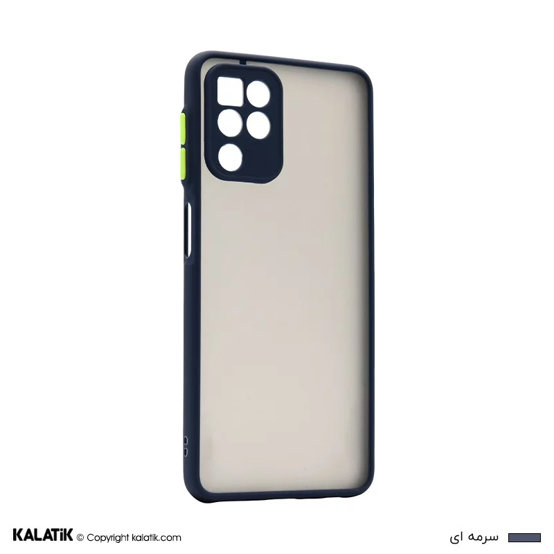 کاور مدل Sb-001 با محافظ دوربین مناسب برای گوشی موبایل Samsung Galaxy M22 سرمه ای اصالت و سلامت فیزیکی کالا