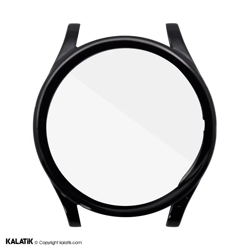 کاور مناسب برای ساعت هوشمند سامسونگ مدل Galaxy Watch 40mm به همراه محافظ صفحه نمایش مشکی اصالت و سلامت فیزیکی کالا