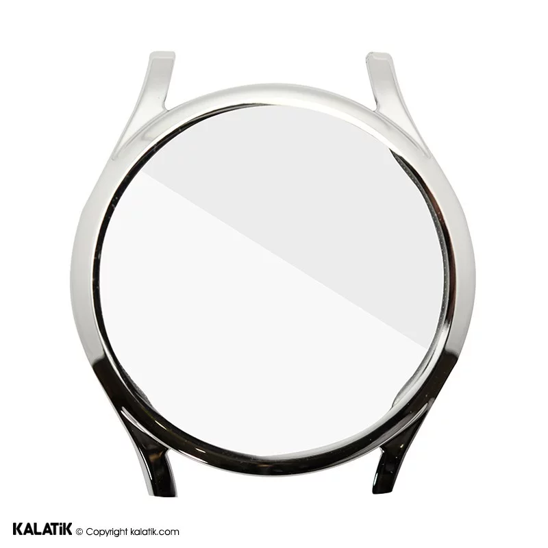 کاور مناسب برای ساعت هوشمند سامسونگ مدل Galaxy Watch 40mm به همراه محافظ صفحه نمایش نقره ای اصالت و سلامت فیزیکی کالا