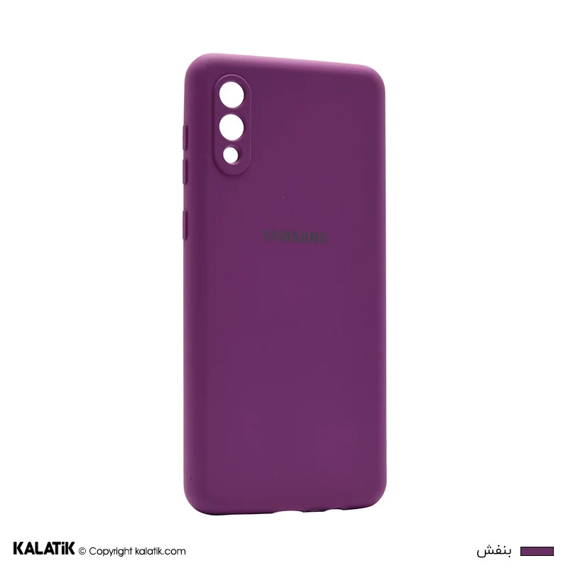 کاور سیلیکونی با محافظ دوربین مناسب برای گوشی موبایل Samsung Galaxy A02
