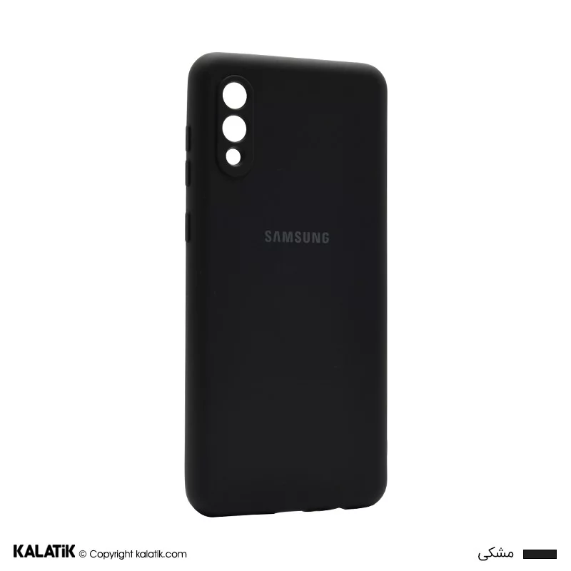 کاور سیلیکونی با محافظ دوربین مناسب برای گوشی موبایل Samsung Galaxy A02