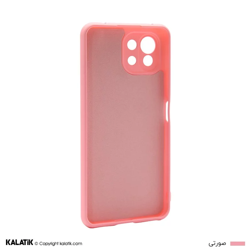 کاور سیلیکونی با محافظ دوربین مناسب برای گوشی موبایل Xiaomi 11 Lite