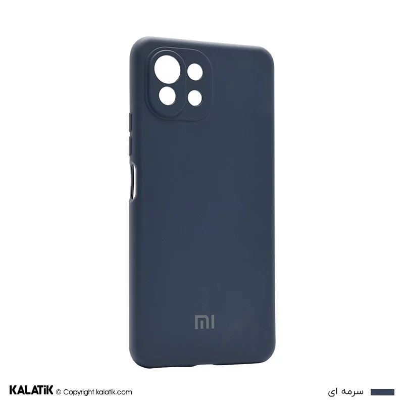 کاور سیلیکونی با محافظ دوربین مناسب برای گوشی موبایل Xiaomi 11 Lite