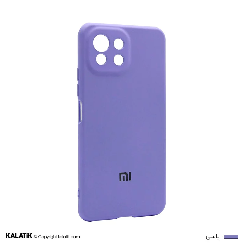 کاور سیلیکونی با محافظ دوربین مناسب برای گوشی موبایل Xiaomi 11 Lite