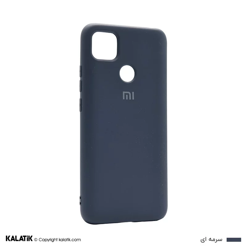 کاور سیلیکونی مناسب برای گوشی موبایل Xiaomi Redmi 9C/Poco C31 سرمه ای اصالت و سلامت فیزیکی کالا
