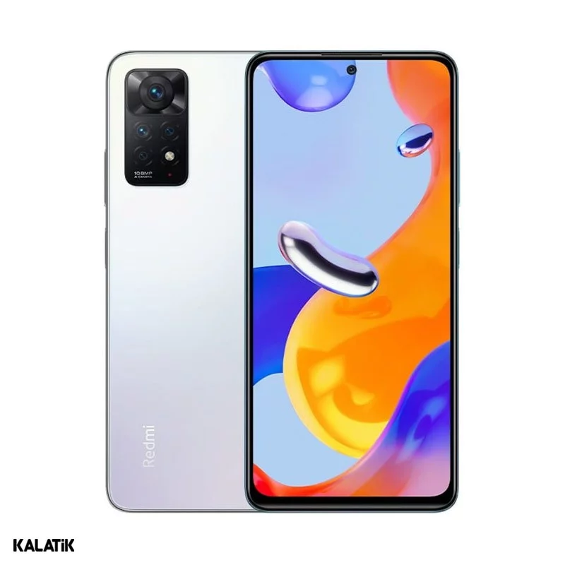 گوشی موبایل شیائومی Redmi Note 11 Pro دو سیم کارت ظرفیت 128/8 گیگابایت سفید 18 ماه گارانتی مدیا پردازش + کد رجیستری