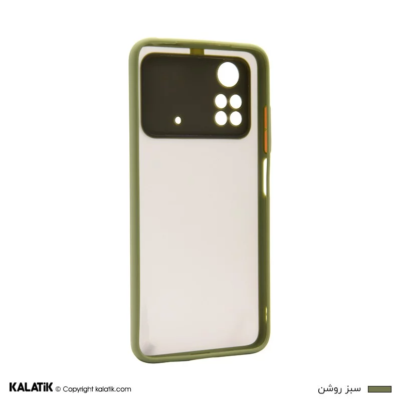 کاور مدل Sb-001 با محافظ دوربین مناسب برای گوشی موبایل Xiaomi Poco M4 Pro 4G