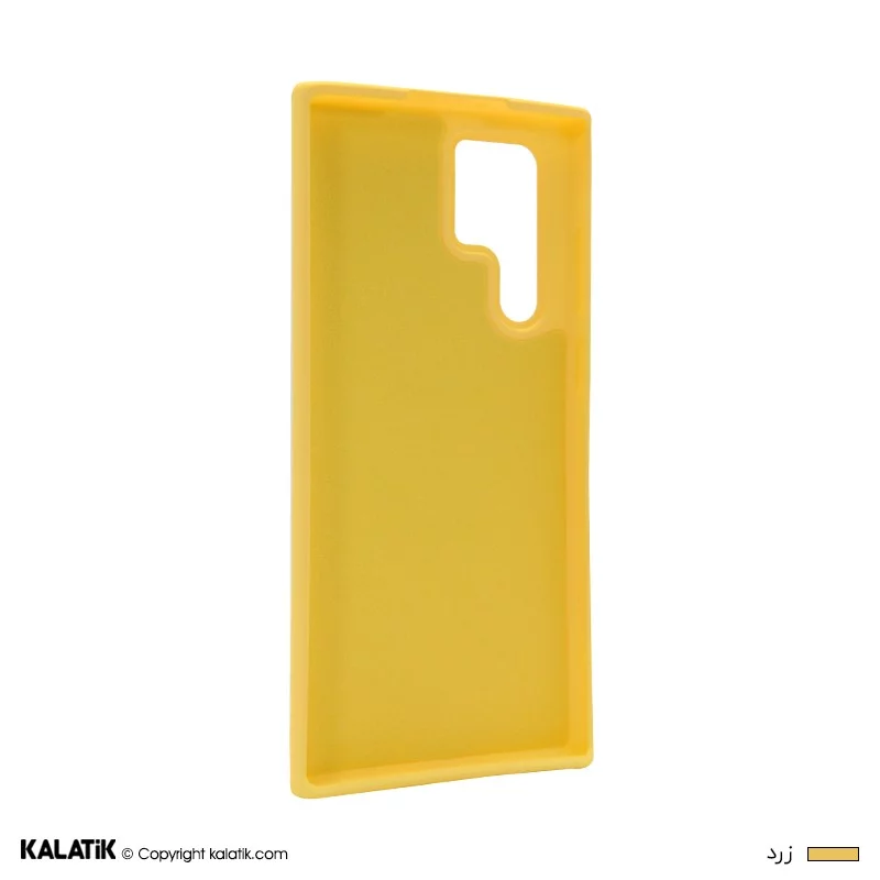 کاور سیلیکونی مناسب برای گوشی موبایل سامسونگ Galaxy S22 Ultra 5G زرد اصالت و سلامت فیزیکی کالا