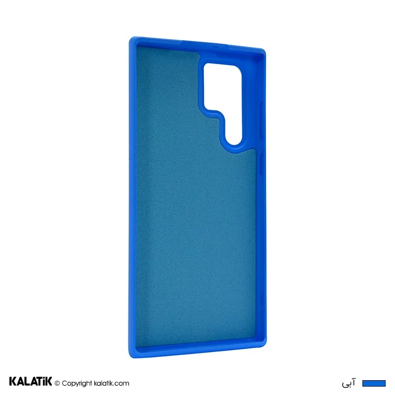 کاور سیلیکونی مناسب برای گوشی موبایل سامسونگ Galaxy S22 Ultra 5G آبی اصالت و سلامت فیزیکی کالا