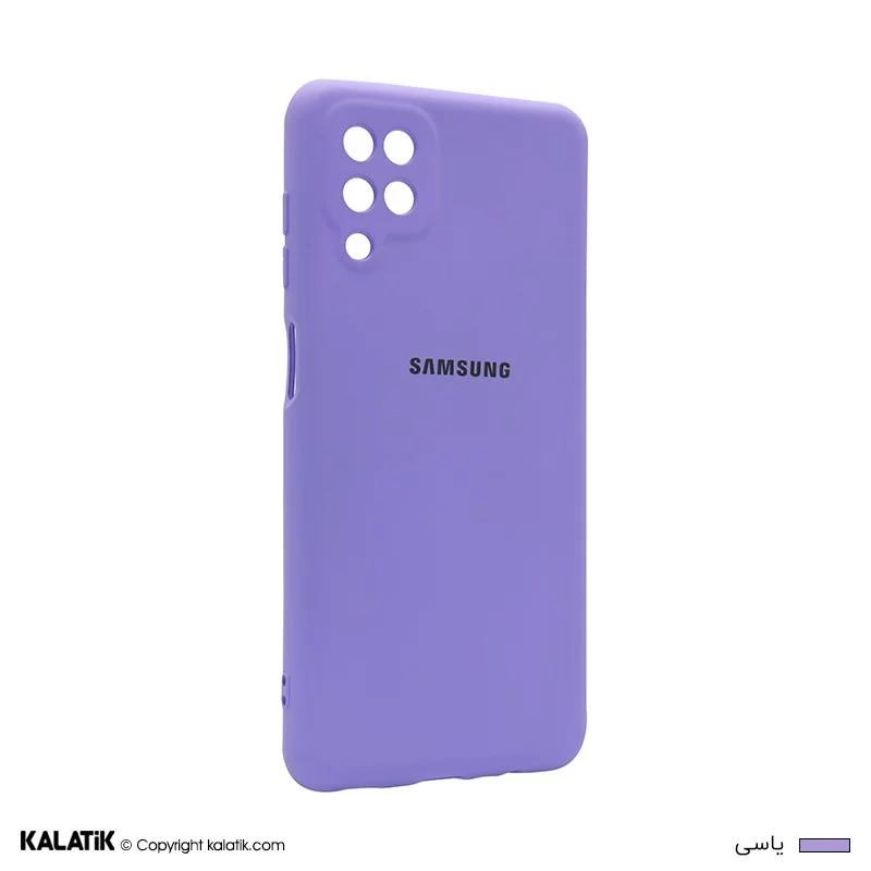 کاور سیلیکونی با محافظ دوربین مناسب برای گوشی موبایل سامسونگ Galaxy M12 یاسی اصالت و سلامت فیزیکی کالا